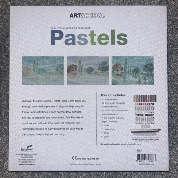 Art School Pastels Kit by Spice Box (New in Box) - Picture 2 of 3